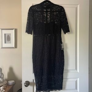 Express, black lace dress, brand new, never been worn w/ tags